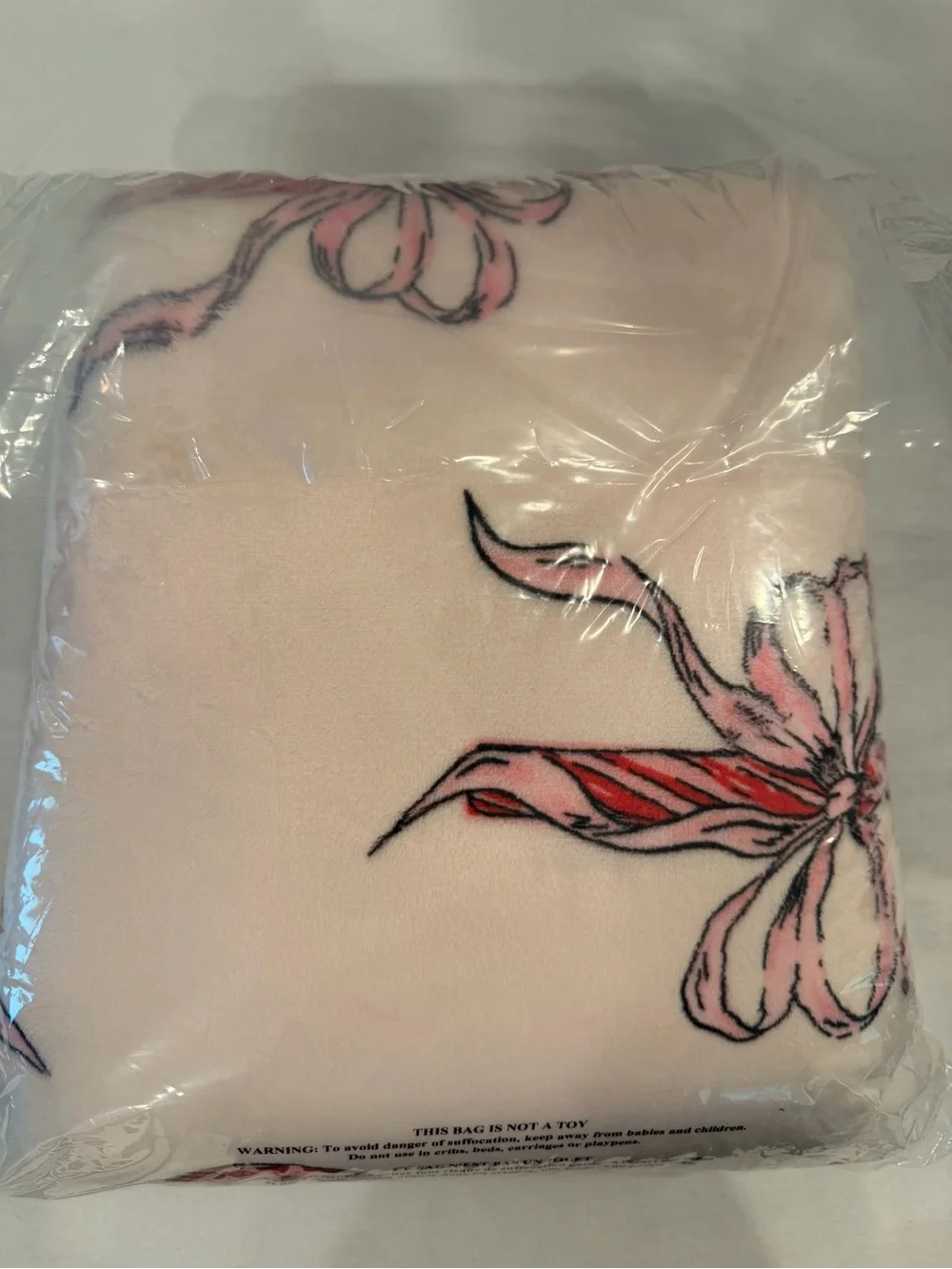 Victoria's Secret Pink Floral Plush blanket